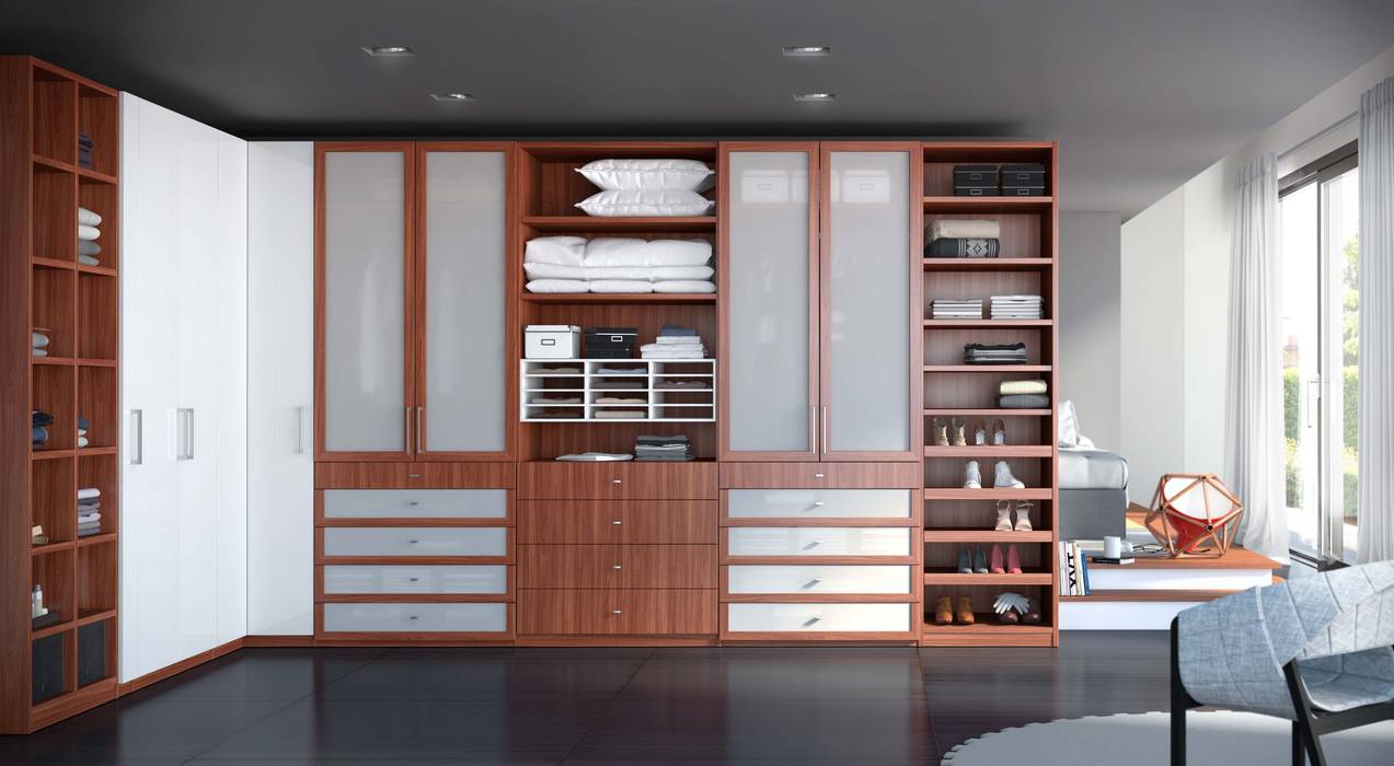 Vestidores y Closets de Ensueño , Interioriza Interioriza Vestidores y placares de estilo clásico Almacenamiento