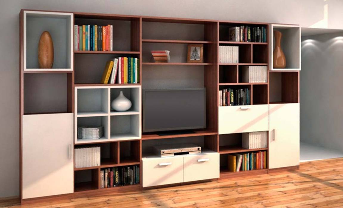 Muebles para televisión, Interioriza Interioriza Salas de estilo clásico Muebles de televisión y dispositivos electrónicos