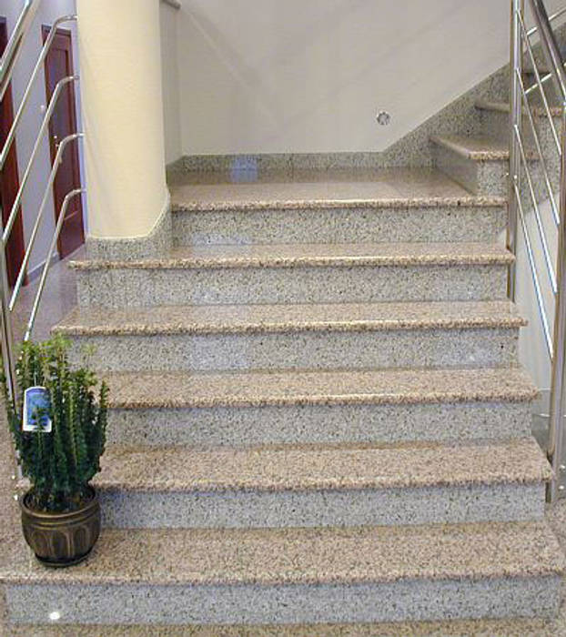 Merdiven, Star Mermer Granit Star Mermer Granit Modern Koridor, Hol & Merdivenler