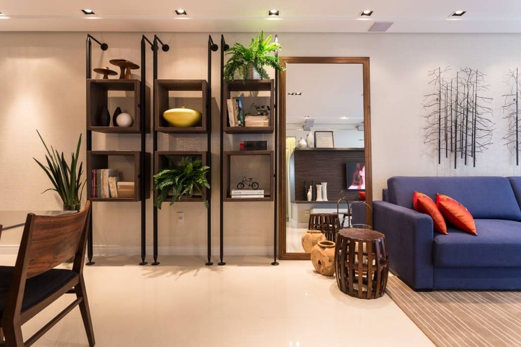 Apartamento Residencial Dunguenhein, ArchDesign STUDIO ArchDesign STUDIO Phòng khách phong cách chiết trung