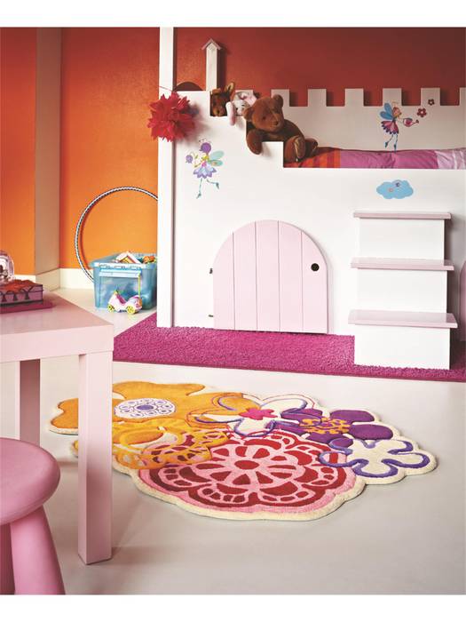 Kinderteppich Kids Fleur benuta GmbH Moderne Kinderzimmer Mehrfarbig Accessoires und Dekoration
