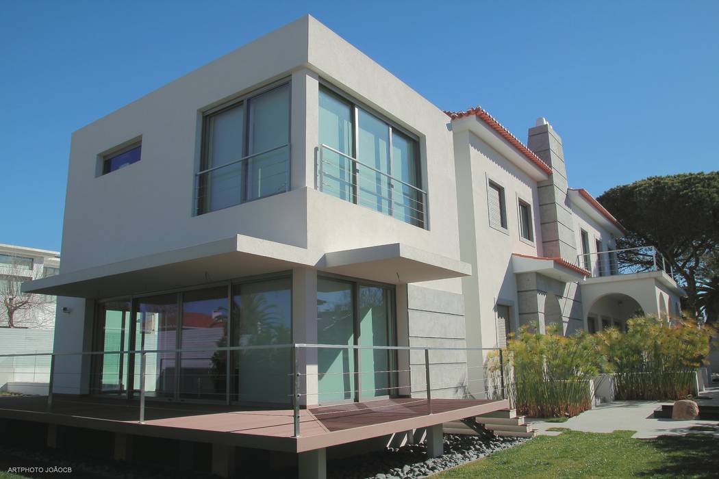 Remodelação e ampliação de moradia, CB|arq CB|arq Casas modernas