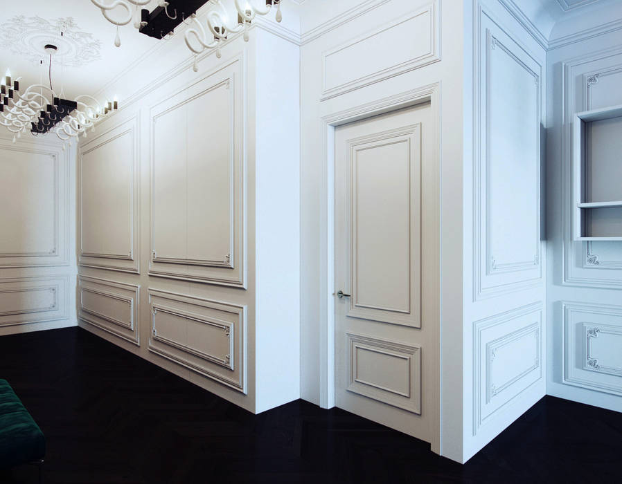le luxe de la simplicité, Dara Design Dara Design Коридор, прихожая и лестница в эклектичном стиле