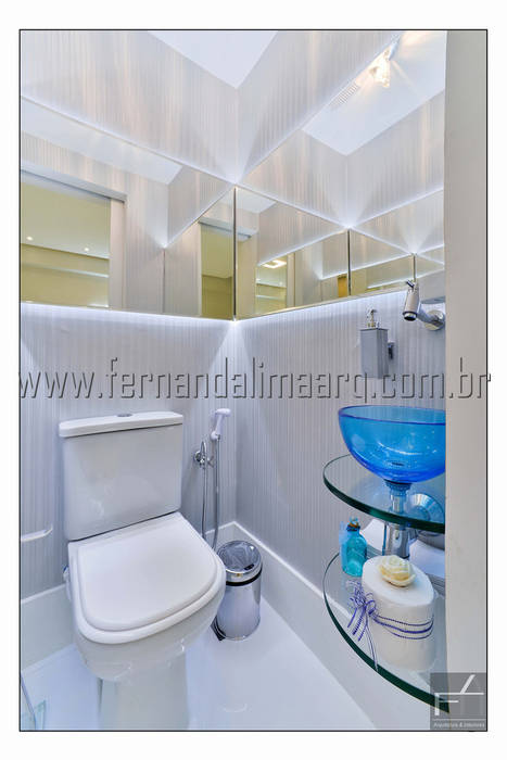 PITUBA PRIVILLEGE FERNANDA LIMA Banheiros modernos