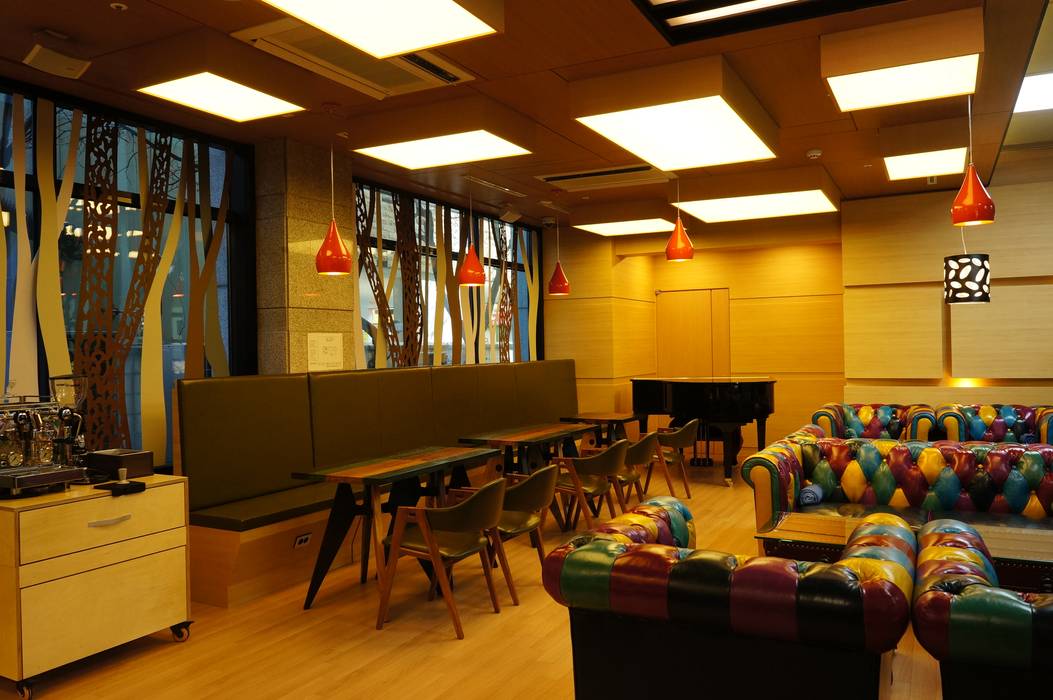 성남 ims빌딩 AGAPIA CAFE, 건후건축디자인 건후건축디자인 Commercial spaces Commercial Spaces