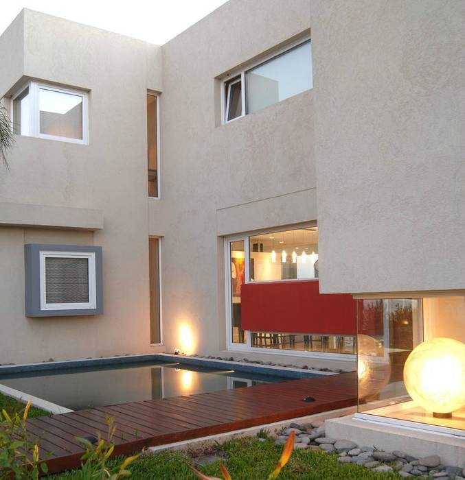 CASA EN CASTORES, NORDELTA, Ramirez Arquitectura Ramirez Arquitectura Maisons minimalistes Verre