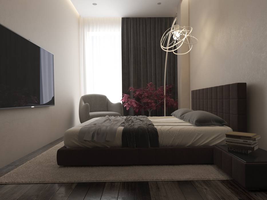 Luxury minimalism, MC Interior MC Interior Спальня в стиле минимализм