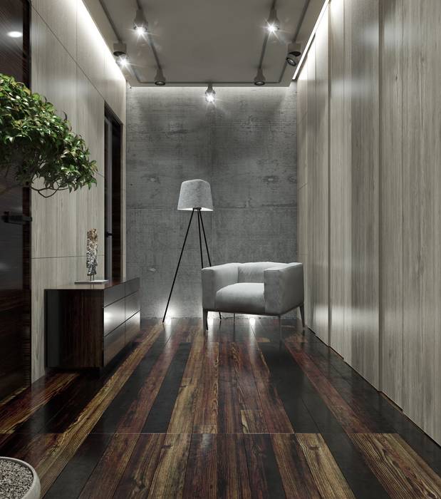 Luxury minimalism, MC Interior MC Interior Коридор, прихожая и лестница в стиле минимализм
