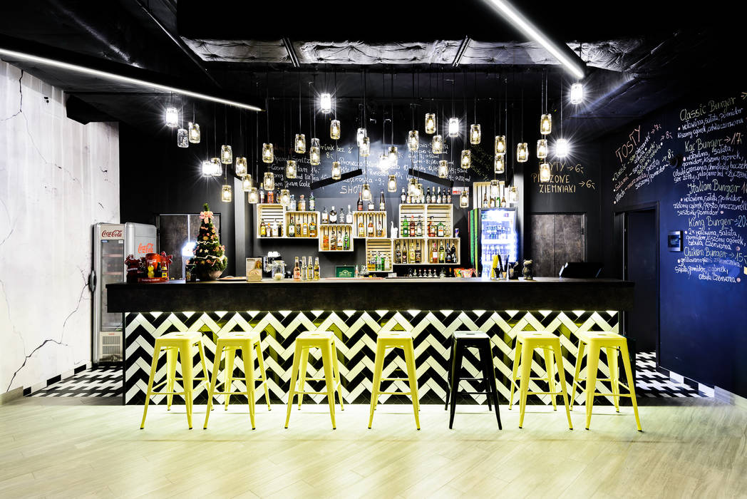 Bowling Hula Kula w Ostrzeszowie, Q2Design Q2Design Espaces commerciaux Bars & clubs