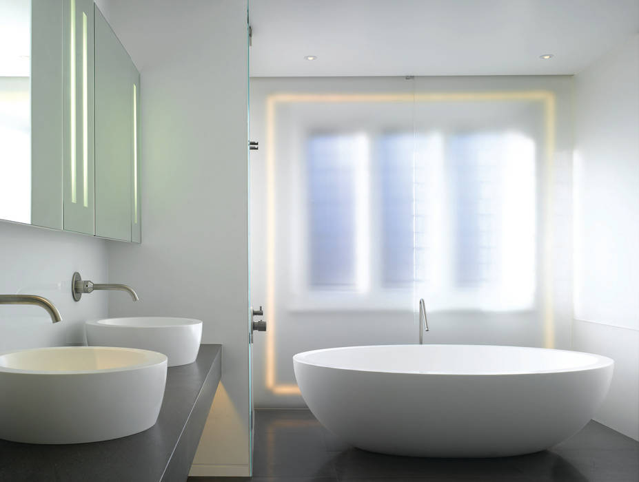 Klippan House, Belsize Architects Belsize Architects Modern bathroom