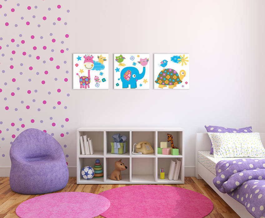Kolekcja obrazów XXL do pokoju dziecięcego, PERPETUJA PERPETUJA Dormitorios infantiles Accesorios y decoración