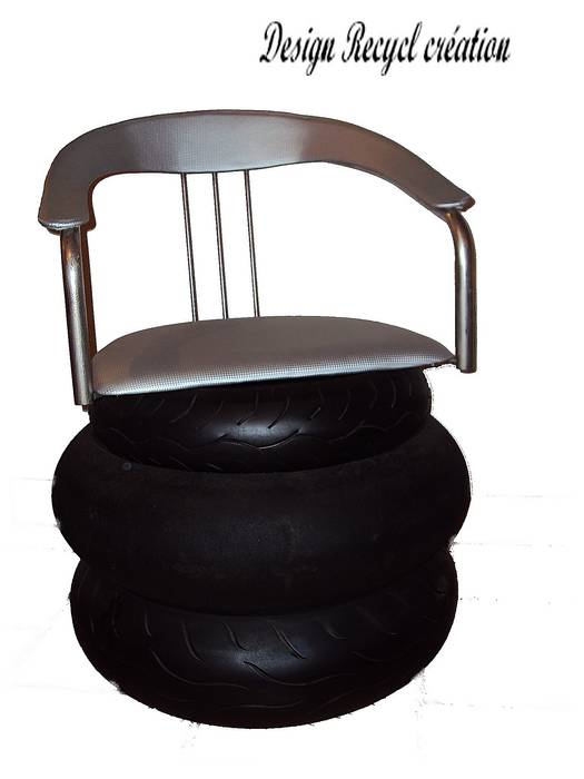 Fauteuil tires, Design Recycl Design Recycl HouseholdAccessories & decoration Iron/Steel Grey
