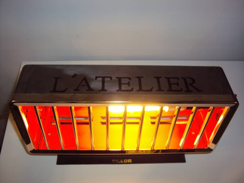 Lampe L'Atelier, Design Recycl Design Recycl Industrial style houses Metal Accessories & decoration