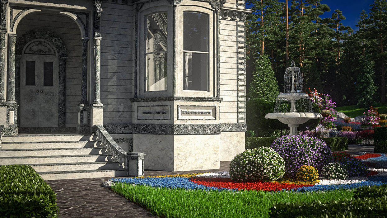 Marble House, SVPREMVS SVPREMVS Classic style garden