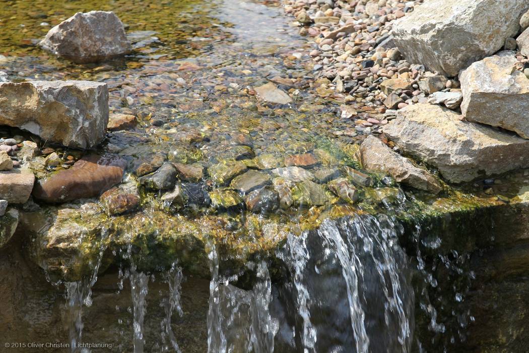 Traumhafter Privatgarten mit Schwimmteich, OC|Lichtplanung OC|Lichtplanung Jardines mediterráneos