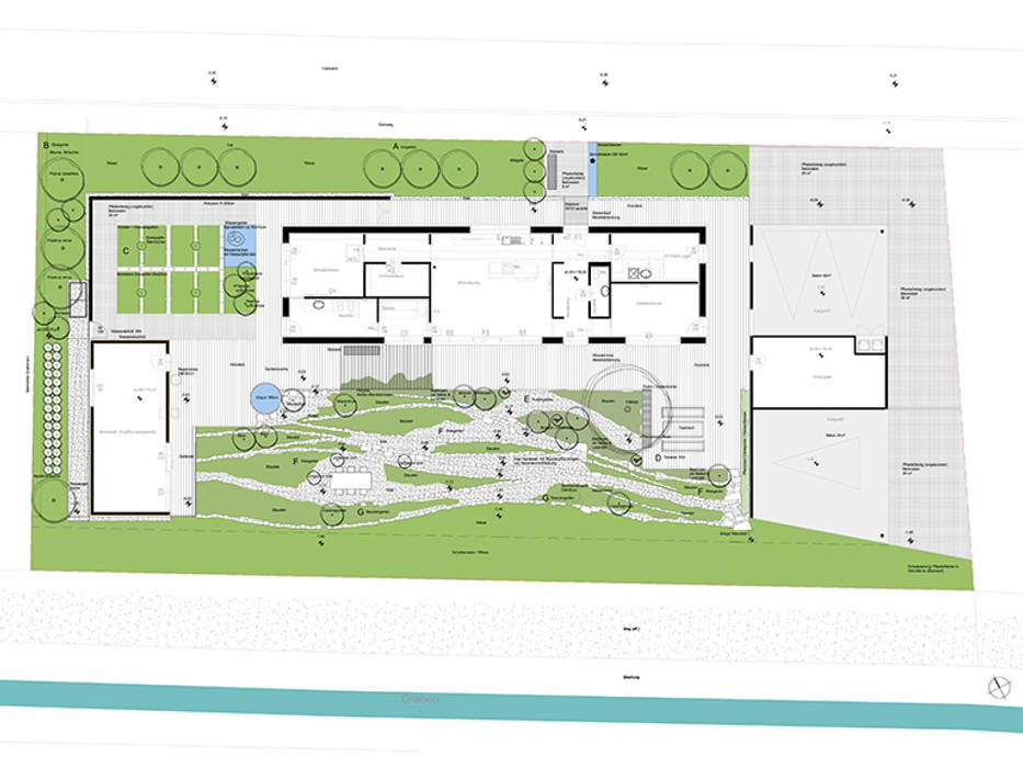 Grundriss garten kräftner landschaftsarchitektur homify