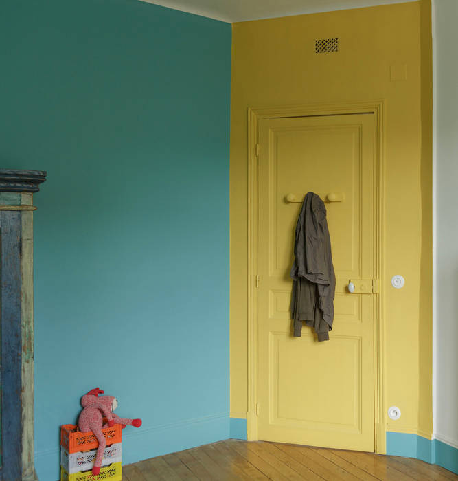 Chambre bicolore claire Tassinari Chambre d'enfant originale
