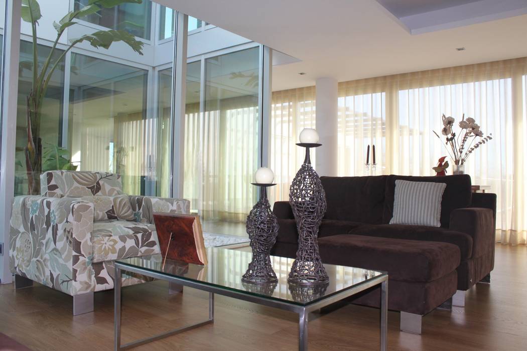 sala de estar Getin - Architecture and Interior design Salas de estar modernas