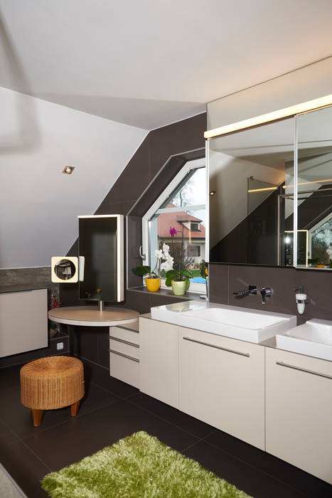 Modernes sowie funktionelles badezimmer - moderne materialien ... Modernes sowie funktionelles badezimmer - moderne materialien ...