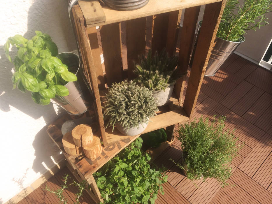 Dekoration Balkon Mediterraner Balkon Veranda Terrasse Von Esther Jonitz Mediterran Homify