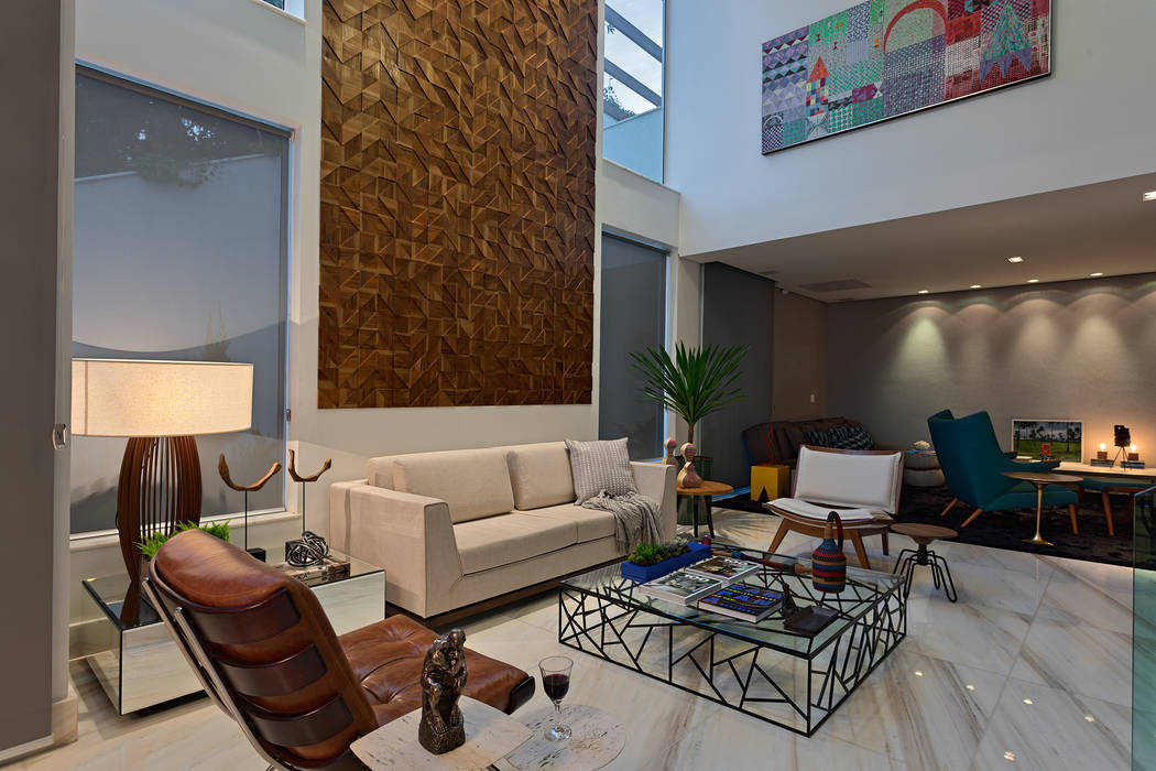 homify Salas de estar modernas