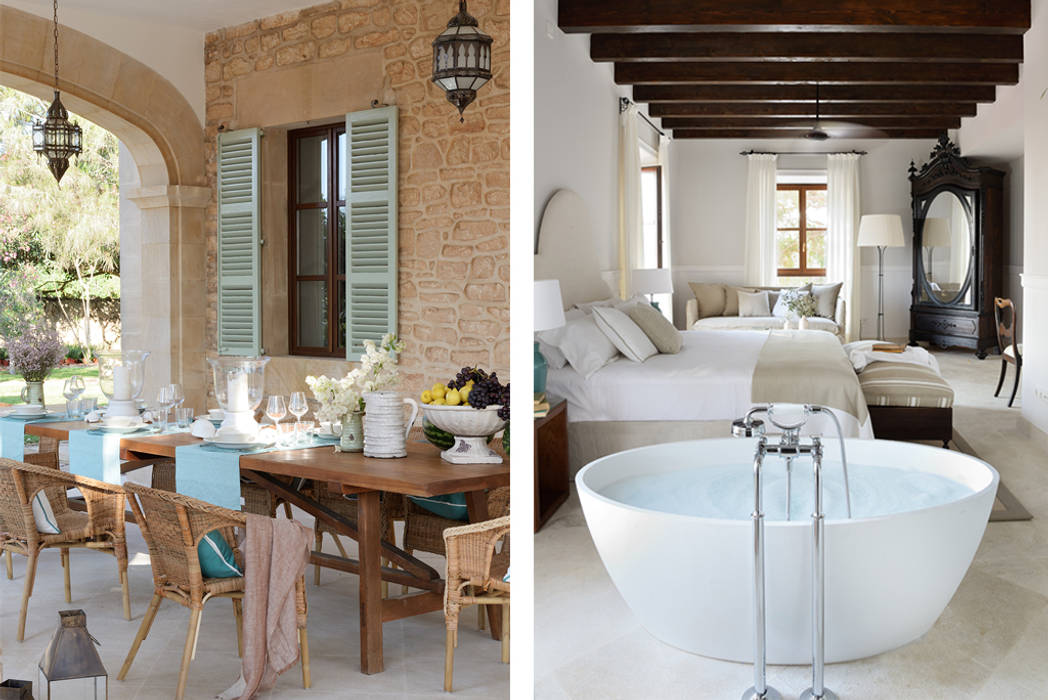 HOTEL CAL REIET – THE MAIN HOUSE, Bloomint design Bloomint design Mediterrane Schlafzimmer Marmor