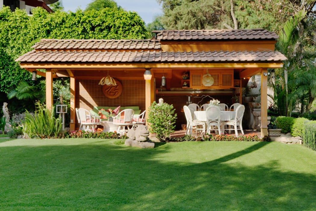 la terraza Excelencia en Diseño Balcones y terrazas de estilo asiático