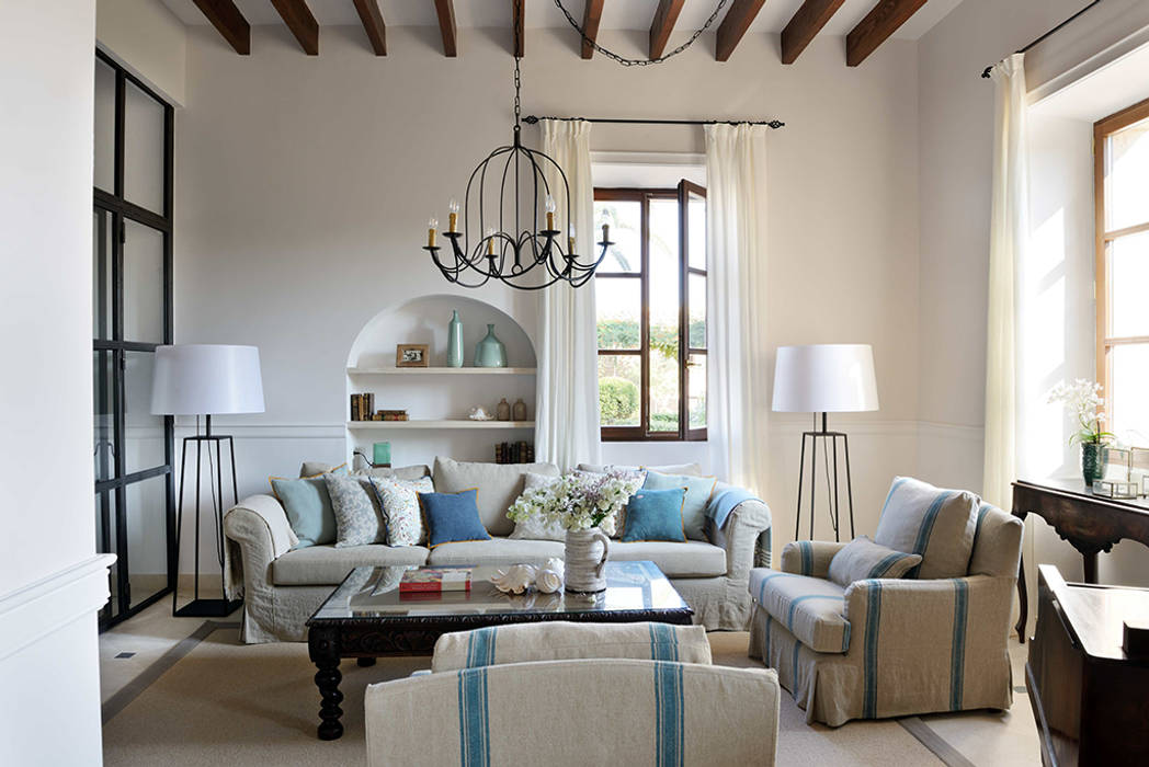 HOTEL CAL REIET – THE MAIN HOUSE, Bloomint design Bloomint design Mediterranean style living room