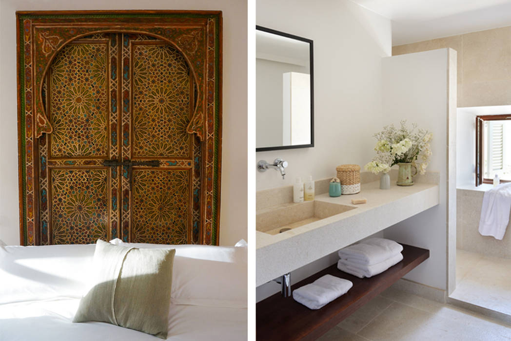 HOTEL CAL REIET – GUEST HOUSES Mediterrane Badezimmer von Bloomint design Mediterran