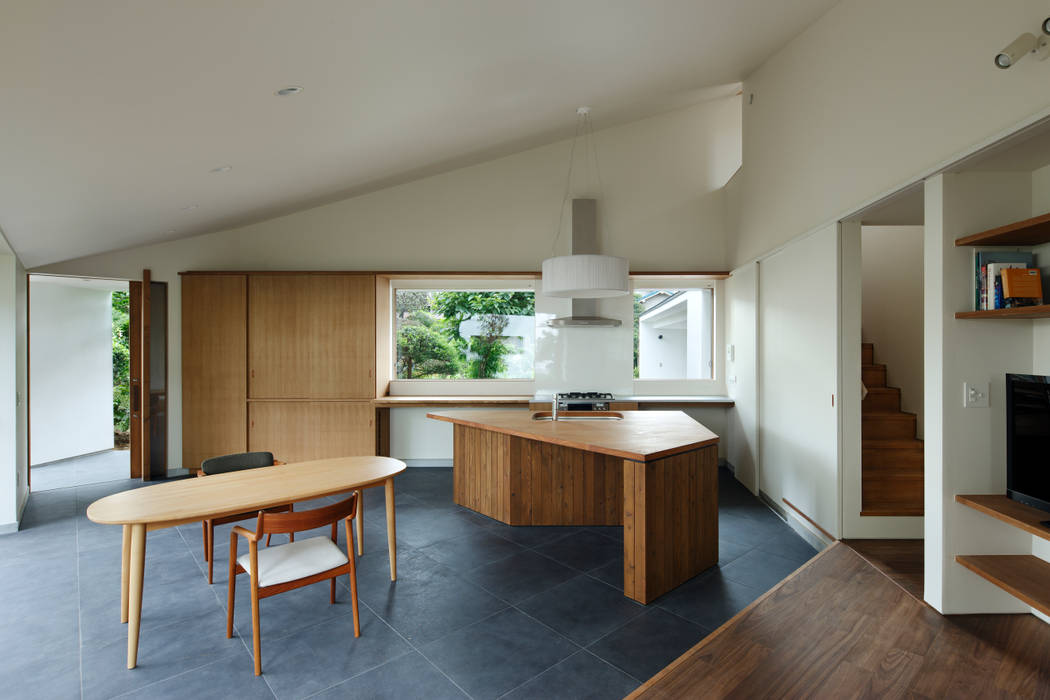 矢の口の家, 向山建築設計事務所 向山建築設計事務所 Modern style kitchen