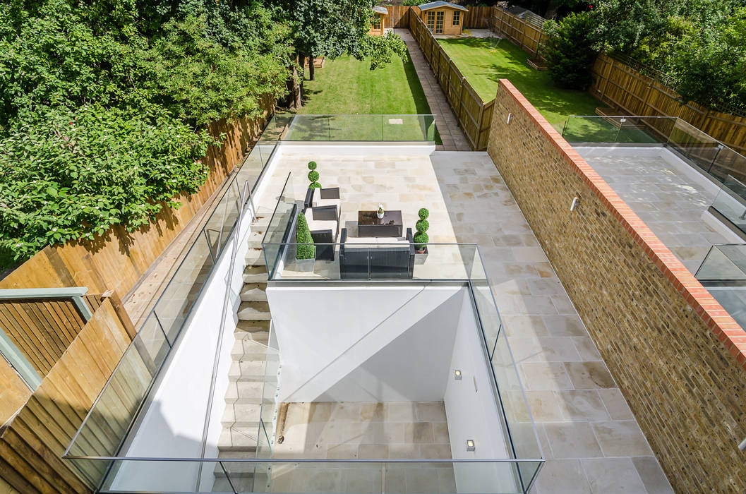Oakhill Road, Putney, Concept Eight Architects Concept Eight Architects Modern balcony, veranda & terrace