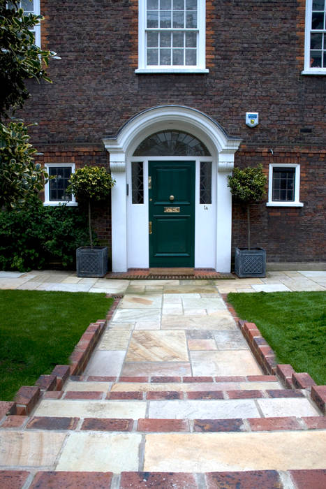 Front Garden Dessign West London Earth Designs Classic style garden Sandstone