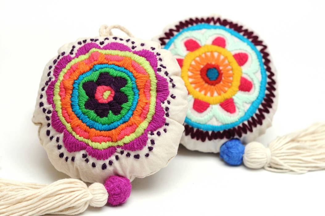 Bordados 100% a mano tienda de costumbres dormitoriosdecoración y