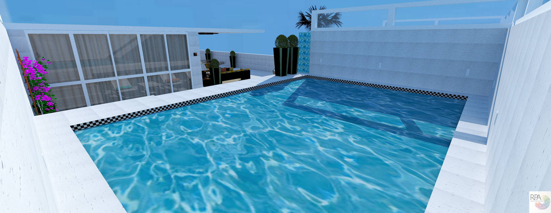 homify Tropical style pool Pool