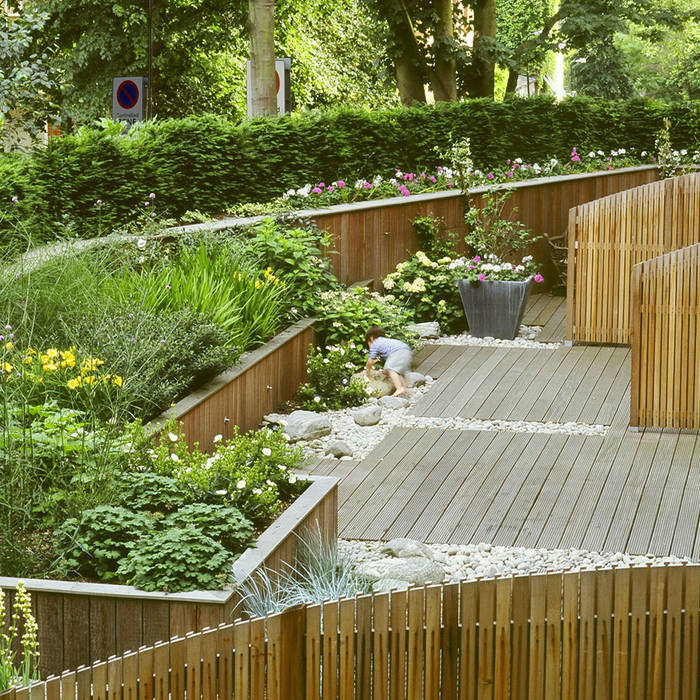 Communal Gardens, London, Bowles & Wyer Bowles & Wyer Taman Modern