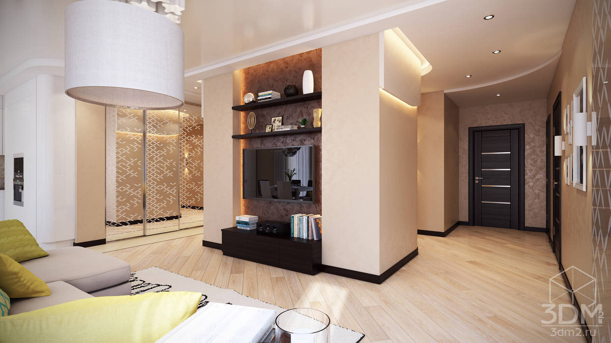 Зонирование полов в квартире