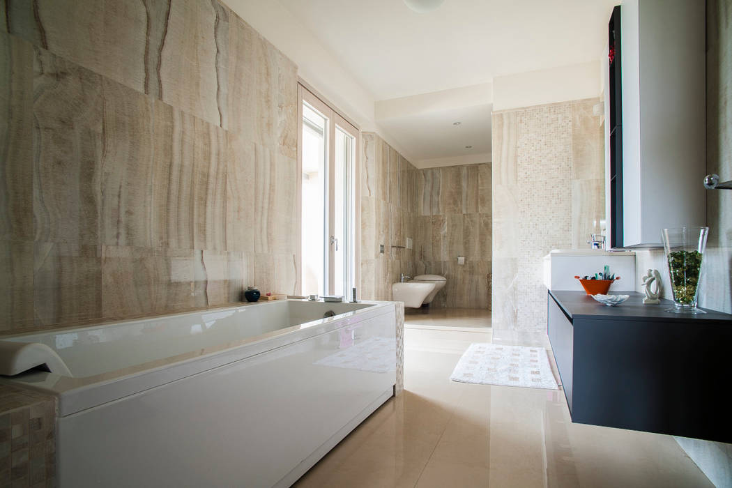 Progetto, Paolo Cavazzoli Paolo Cavazzoli Ванная комната в стиле модерн