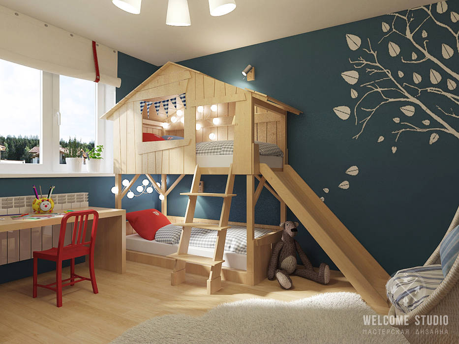 Детская комната в стиле хогвартс