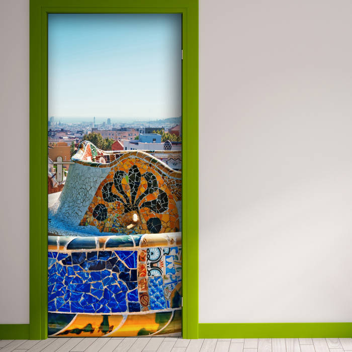 Door Cover: speciale città!, Crearreda Crearreda Classic style doors Wood-Plastic Composite Doors