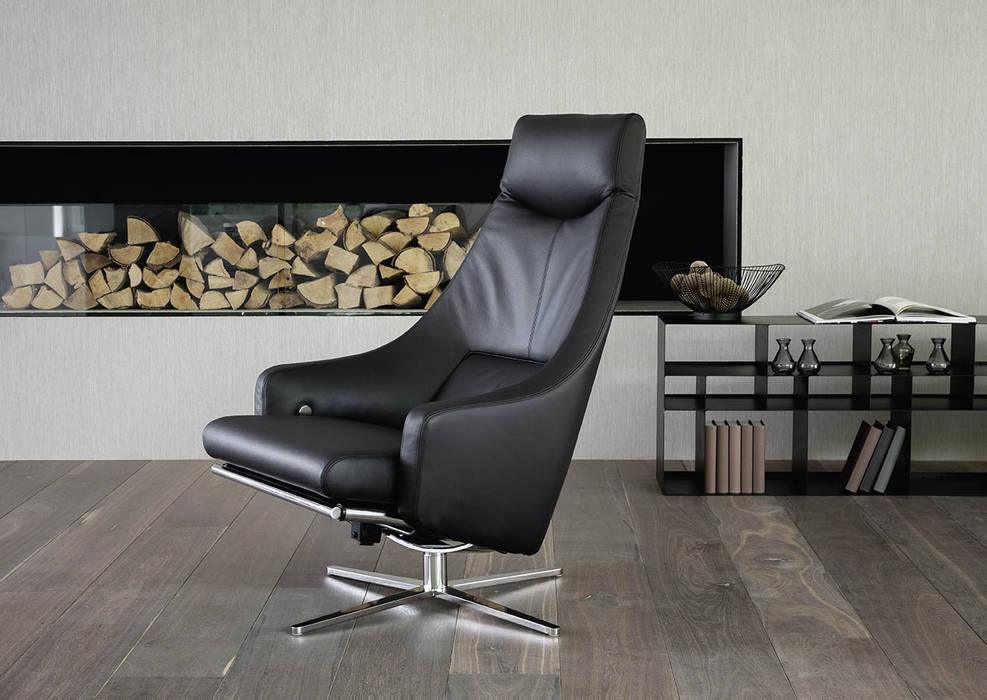 IP Design, Zimmermanns Kreatives Wohnen Zimmermanns Kreatives Wohnen Salones modernos Cuero Gris Salas y sillones