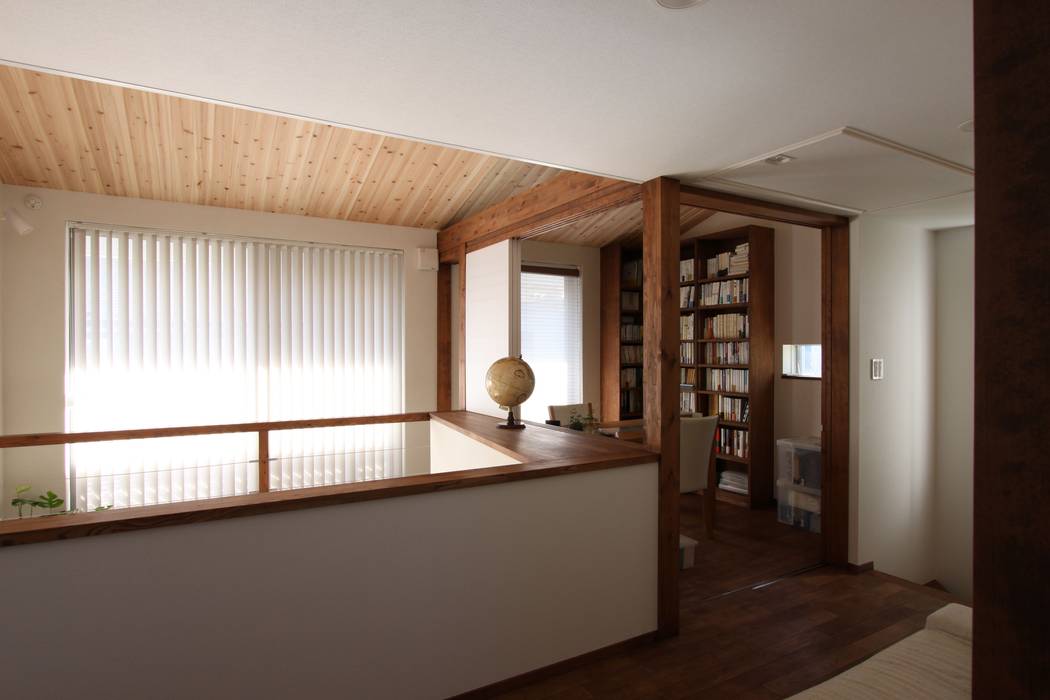 ピアノと暮らす家 アトリエグローカル一級建築士事務所 北欧デザインの 書斎