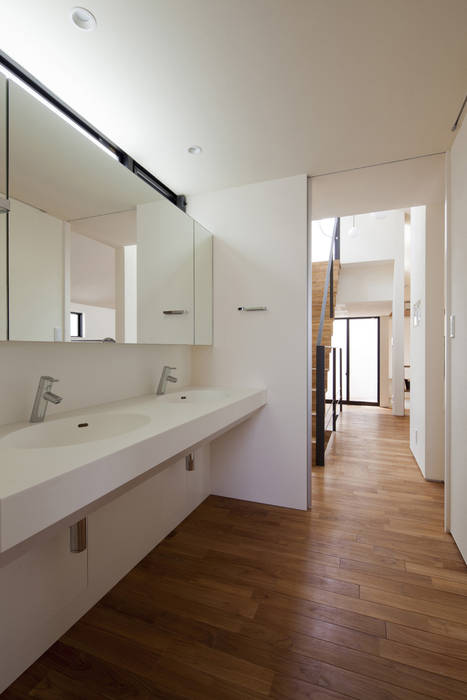 桜坂の家, Ｕ建築設計室 Ｕ建築設計室 Minimalist style bathroom