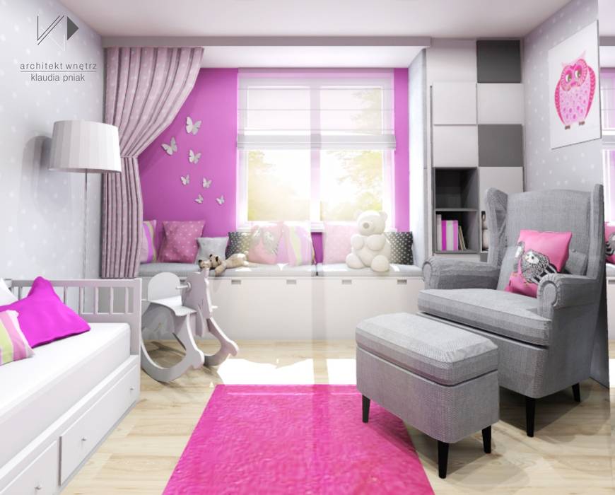 Modern Nurserykids Room By Architekt Wnętrz Klaudia Pniak