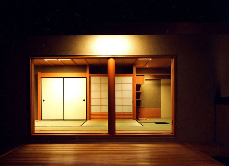 茶席のある和室 松井建築研究所 オリジナルな 壁&床