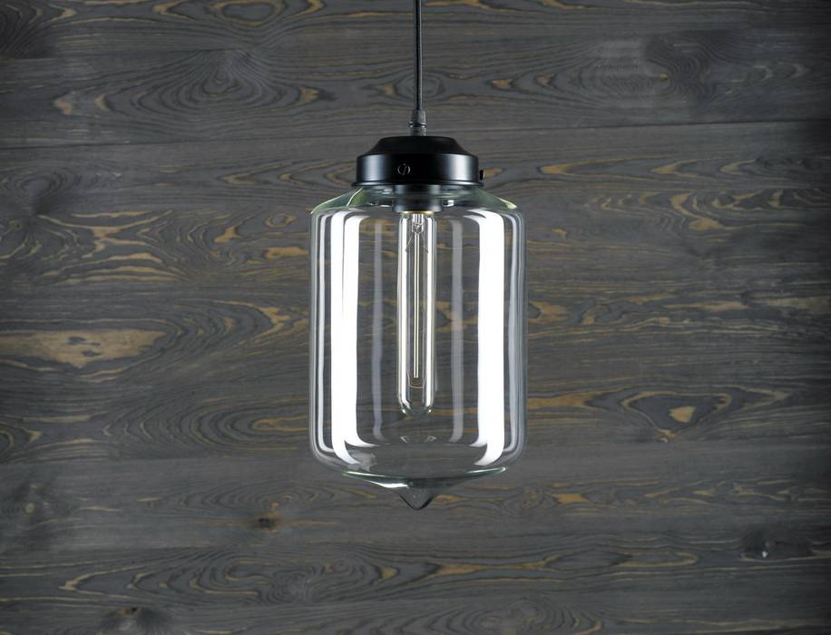 LONDON LOFT NO. 2 – PENDANT LAMP Altavola Design Sp. z o.o. Moderne woonkamers Glas Verlichting