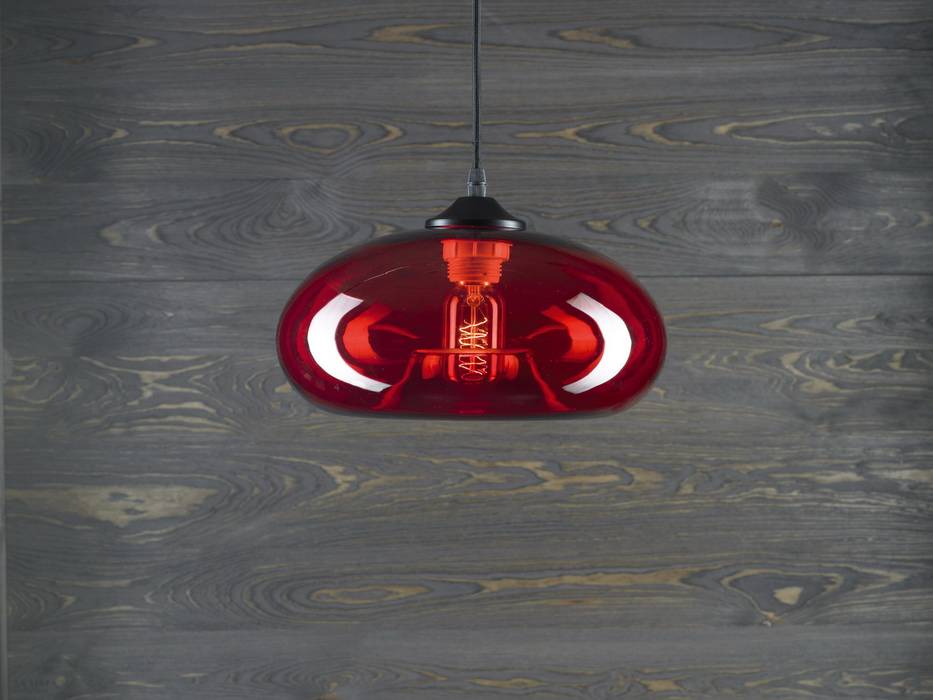 LONDON LOFT NO. 3 R–PENDANT LIGHTING Altavola Design Sp. z o.o. Modern living room Glass Lighting