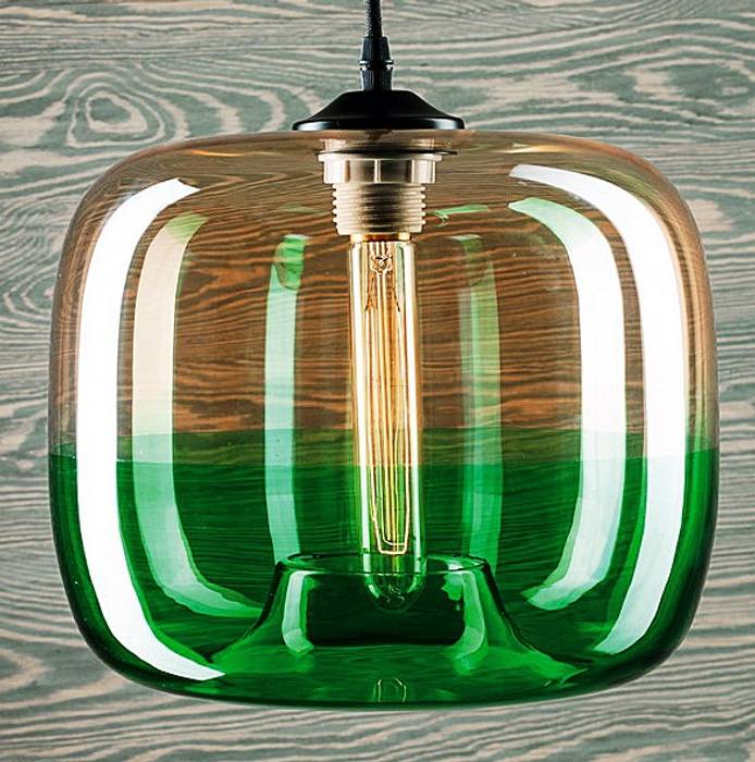 LONDON LOFT NO. 5 AG – PENDANT LAMP Altavola Design Sp. z o.o. Moderne woonkamers Glas Verlichting