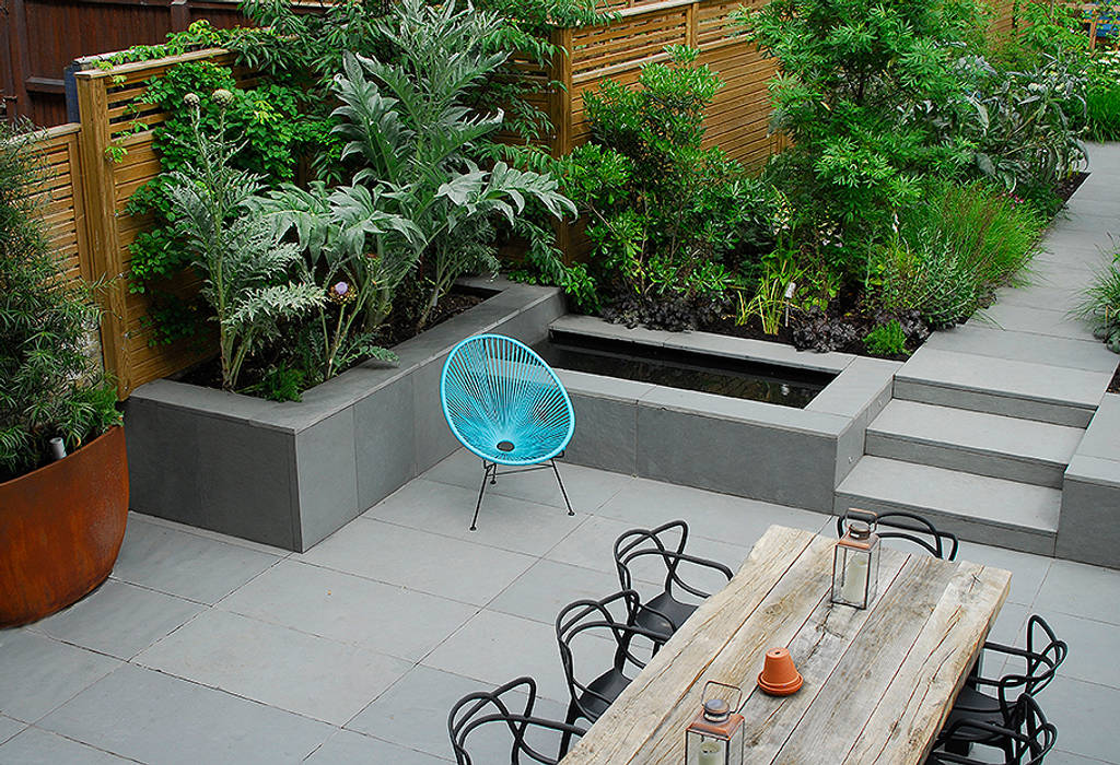 Contemporary garden design by london based garden designer josh ward