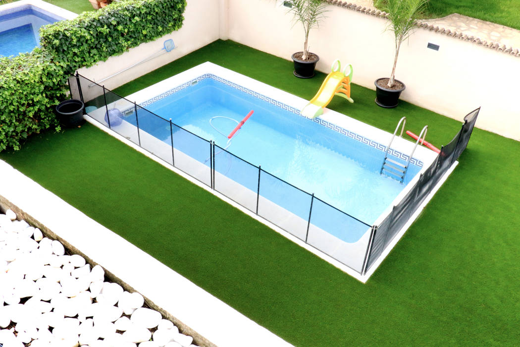 Garden & Swimming pool acertus Jardines de estilo moderno