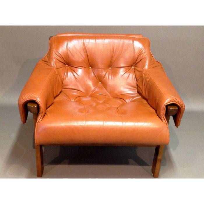 Percival Lafer - fauteuil en cuir Collector Chic Salon moderne Canapés & Fauteuils